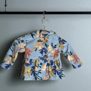 Carter's Fleece Baby Jacket with Hood EUC